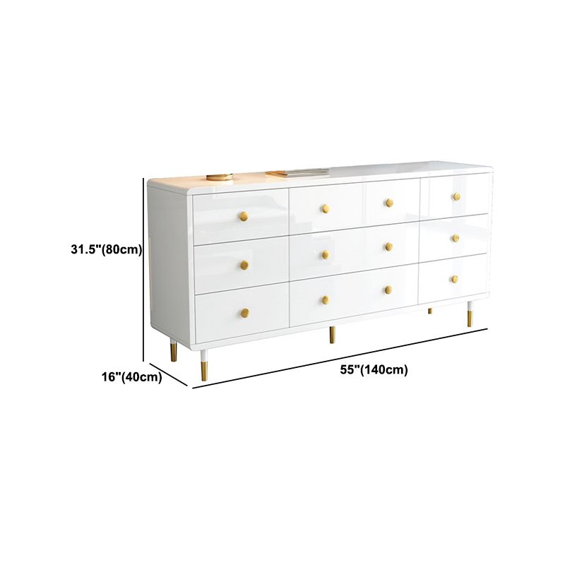 Wood Accent Chest 15.74" Wide Rectangle Standard Chest with 6/9 Drawers