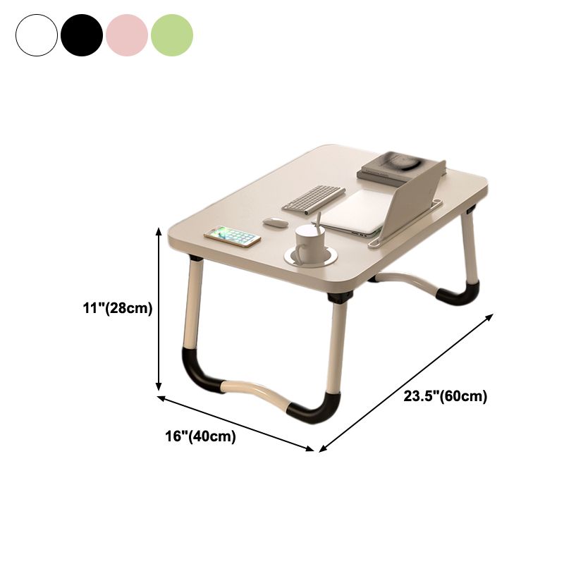 Modern Curved Writing Desk Folding Manufactured Wood Desk with Sled Base