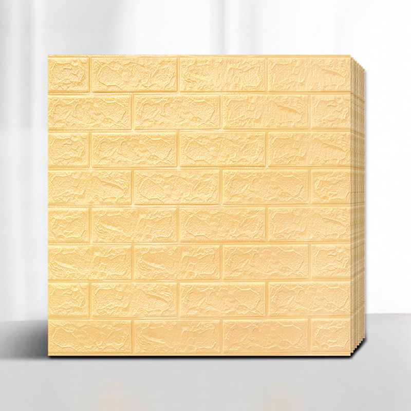 3D Embossed Wall Panel Colorful Waterproof Foam Indoor Wall Tile