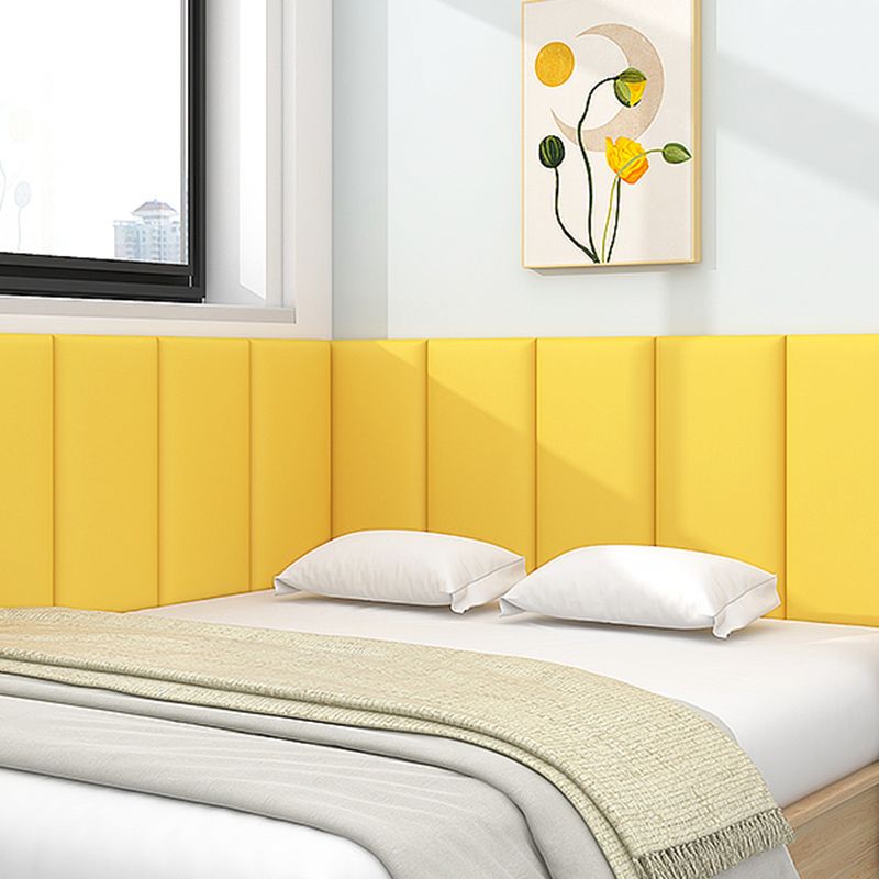 Upholstered Wall Panel Whole Colored PU Leather Waterproof Children's Room Wall Panel