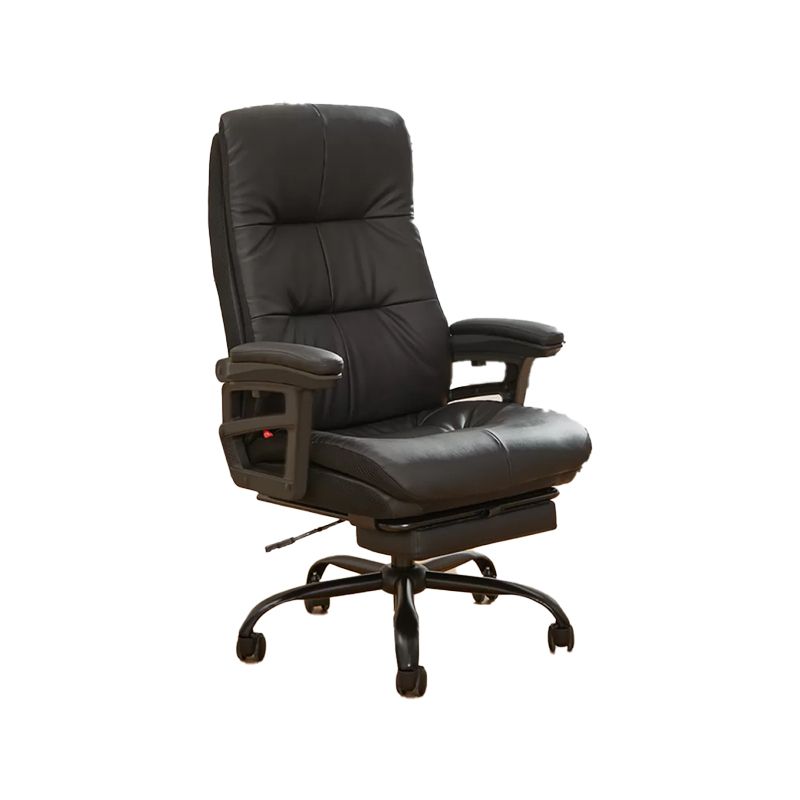 Padded Arms Office Chair Tilt Mechanism No Distressing Ergonomic Slide Chair