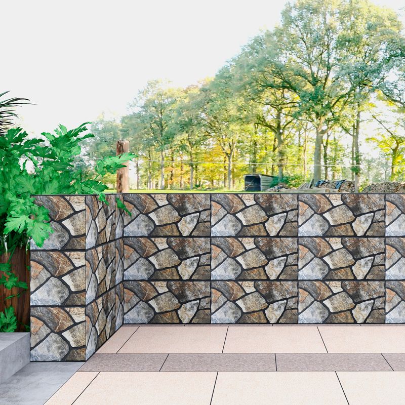 Outdoor Wall Tile Rectangle Straight Edge Stacked Stone Wall Tile