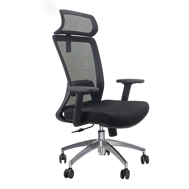 Modern Desk Chair Mesh Computer Chair Adjustable Chair in Black