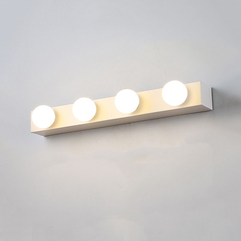 Modern Style Mirror Front Light White Multi Lights Vanity Light for Bathroom