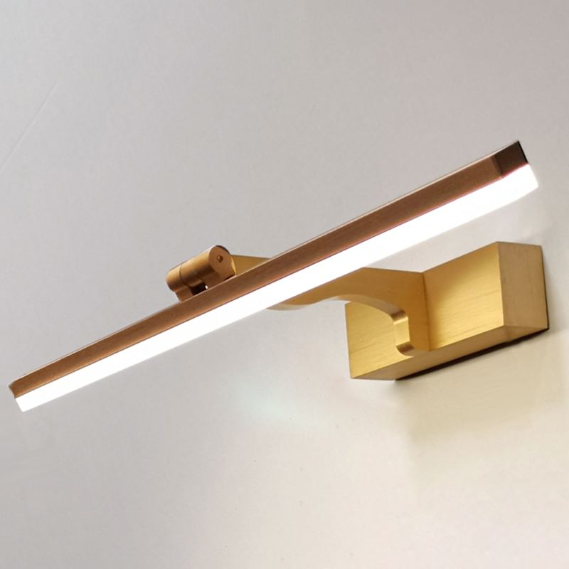 Metal Wall Sconce Lighting Simple LED Wall Mount Light Fixture for Bathroom