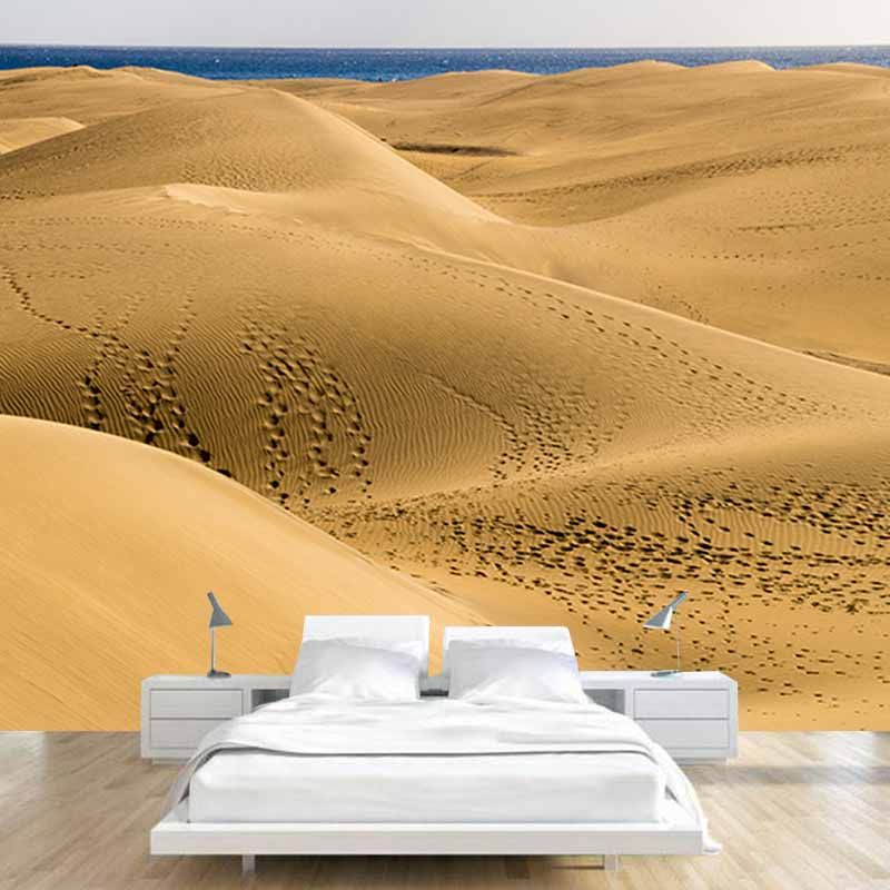 Photography Mildew Resistant Desert Wallpaper Home Decoration Wall Mural