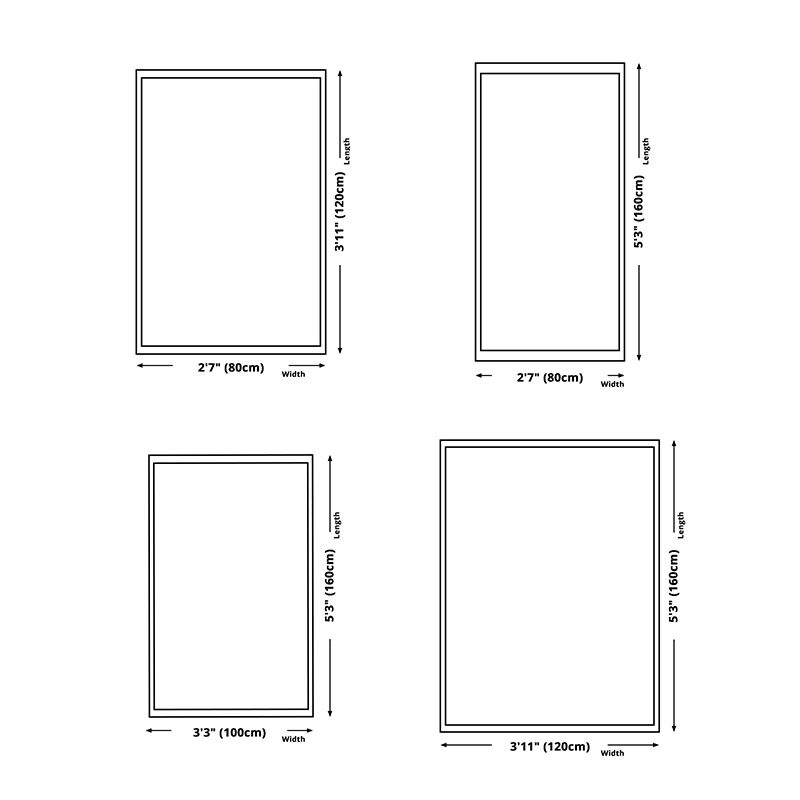 Traditionelle Stammesymbole Teppich Polyester Innenteppich Waschbar Teppich für Wohnzimmer