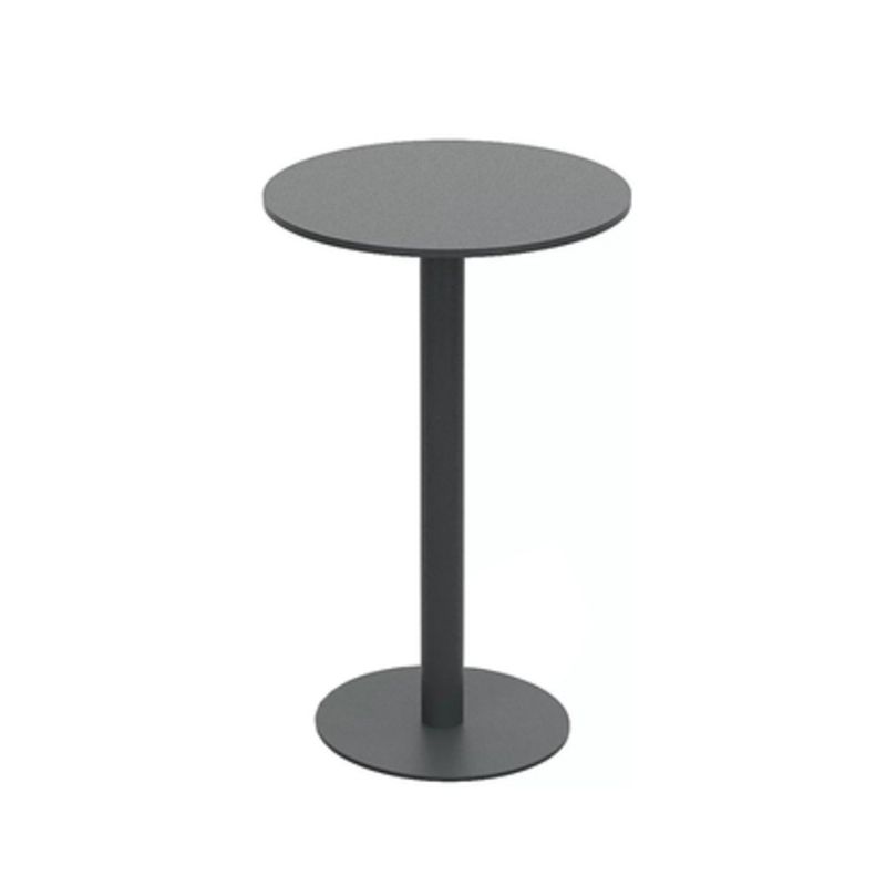 Metal Industrial Bar Table Matte Finish Water Resistant Patio Table