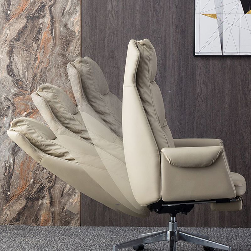 Contemporary Leather Executive Chair Swivel Managers Chair for Office