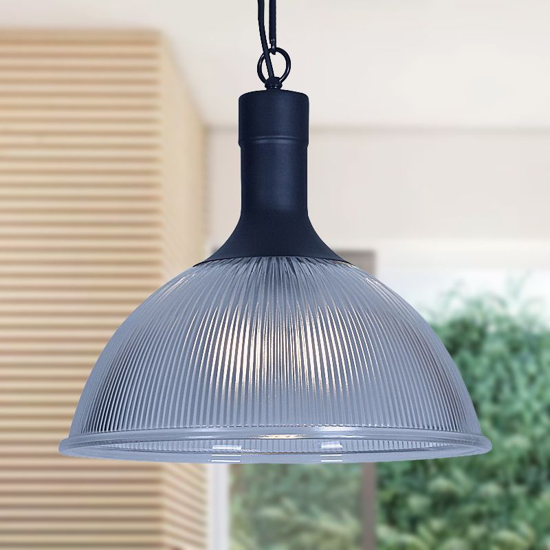 Rust/Black Dome Affermazione Light Industrial Reste Industrial Glass 1 Living Living Sogget Lighting Freet