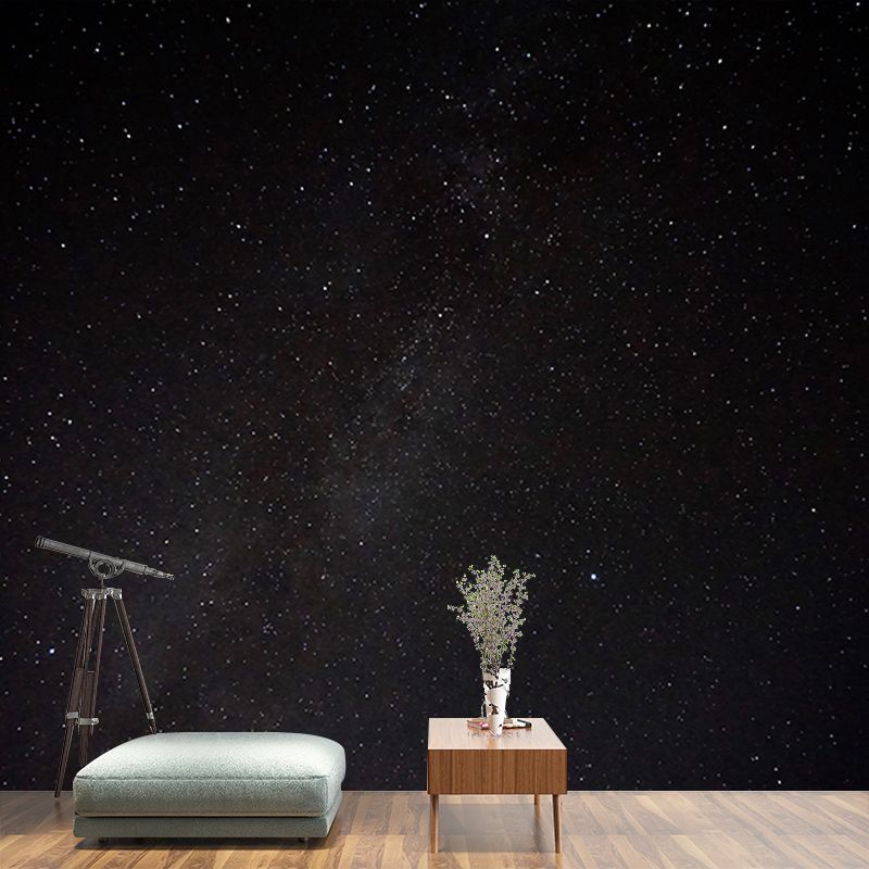 Universe Illustration Wall Mural Wallpaper Eco-friendly for Bathroom