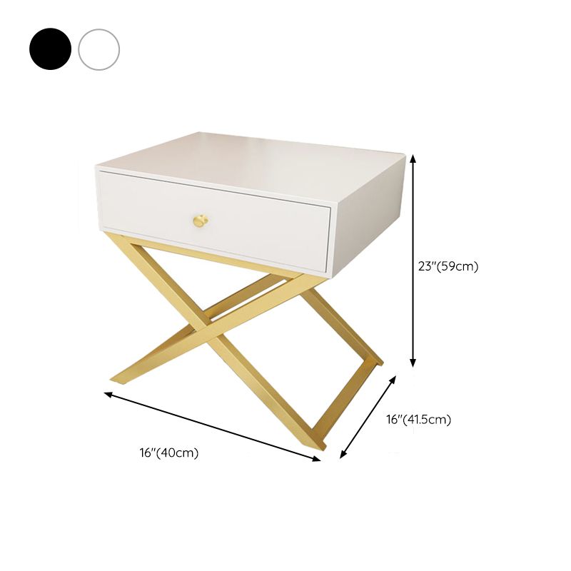 Wooden Bedside Cabinet Table Modern Minimalist Bedside Table with Legs