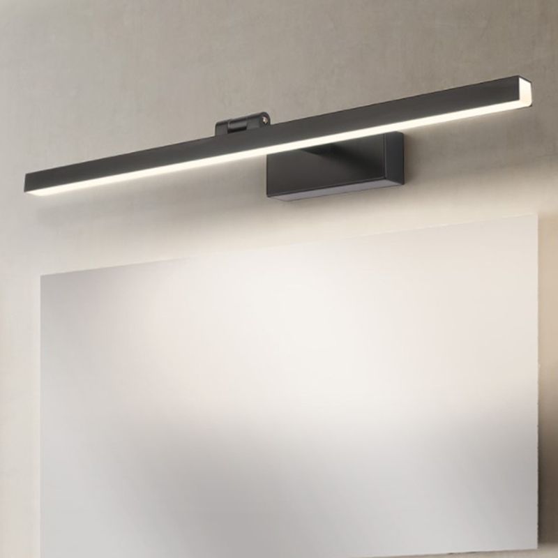 Modern Minimalist Style Beamed Wall Mount Light Fixture Metal 1 Light Wall Lighting Ideas for Bathroom