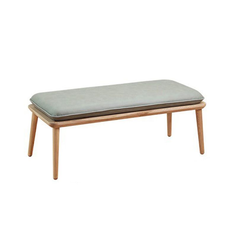 Modern Bench Wood Entryway Bench with Cushioned 39.37" L x 17.71" W x 14.96" H