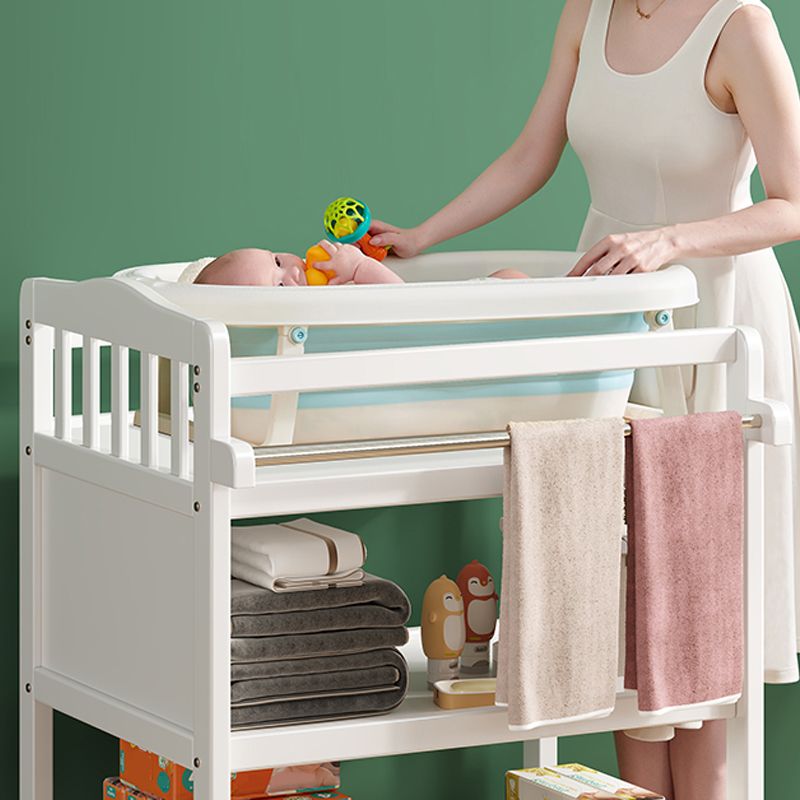 Modern Changing Table Flat Top  Wooden  Folding Changing Table