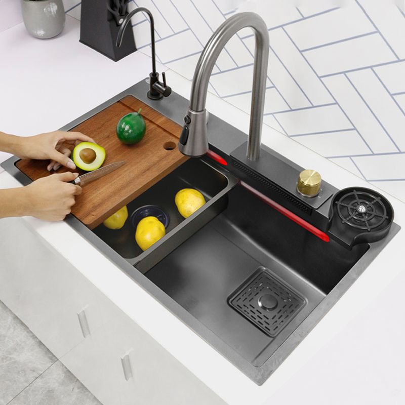 Classic Kitchen Sink Stainless Steel Drop-In Friction Resistant Kitchen Sink