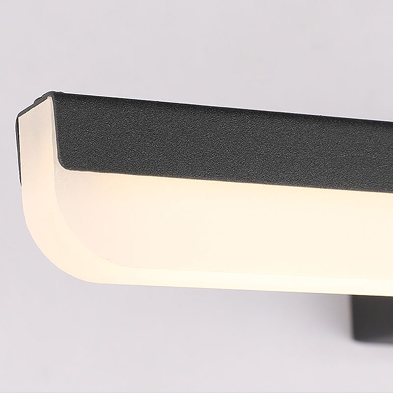 1-licht lineaire wandwandcontract moderne stijl metalen sconce lamp voor badkamer