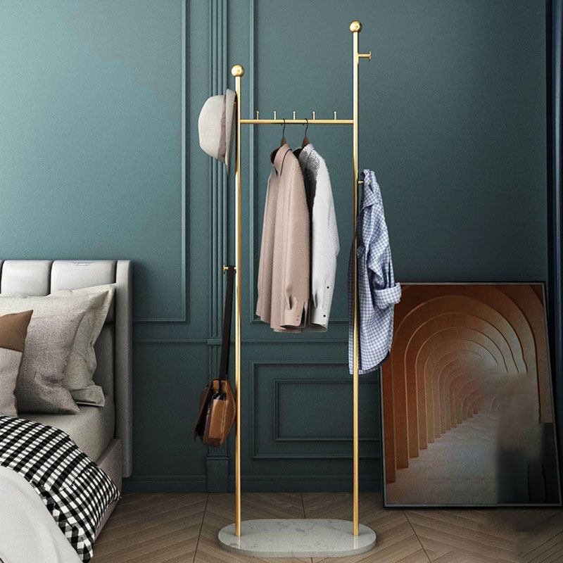 Gorgeous Plain Coat Rack Basket Storage Metal Coat Rack with Coat Hooks