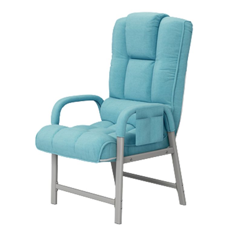 Ergonimic Recliner with Lumbar Support and Storage Metal legs