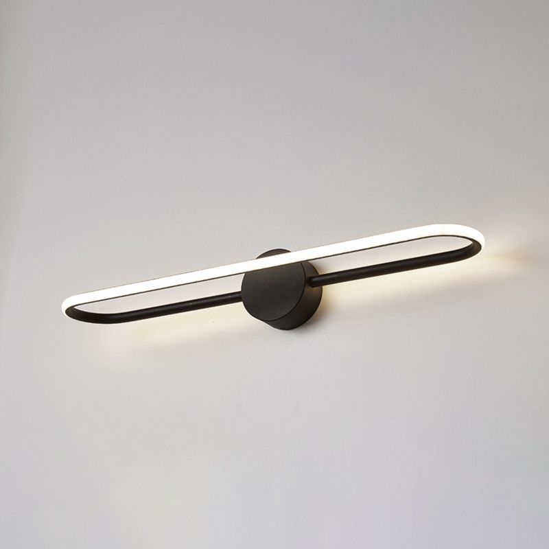 Minimalism Vanity Light Aluminium LED Wall Light Fixture for Bathroom