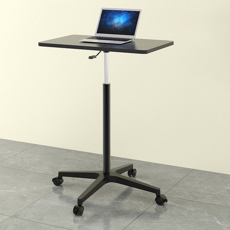 Rectangular Desk height adjustable Desktop Table Leg with Caster Wheels