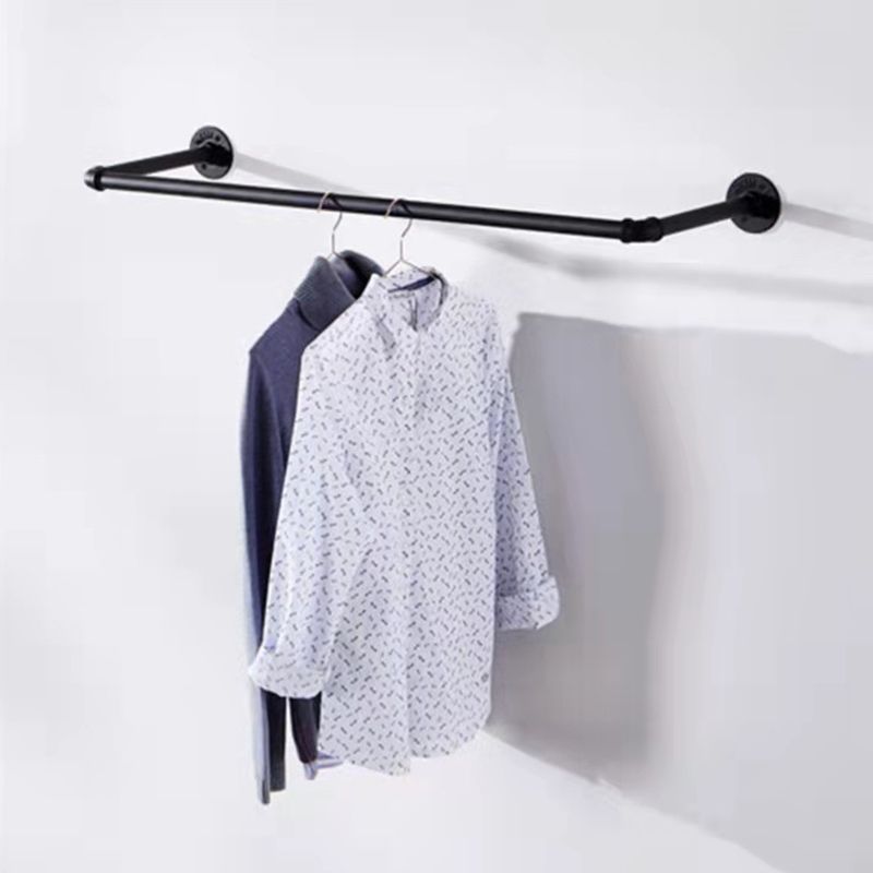 Industrial Style Coat Hanger Metal Water Pipe Wall Mounted Coat Rack