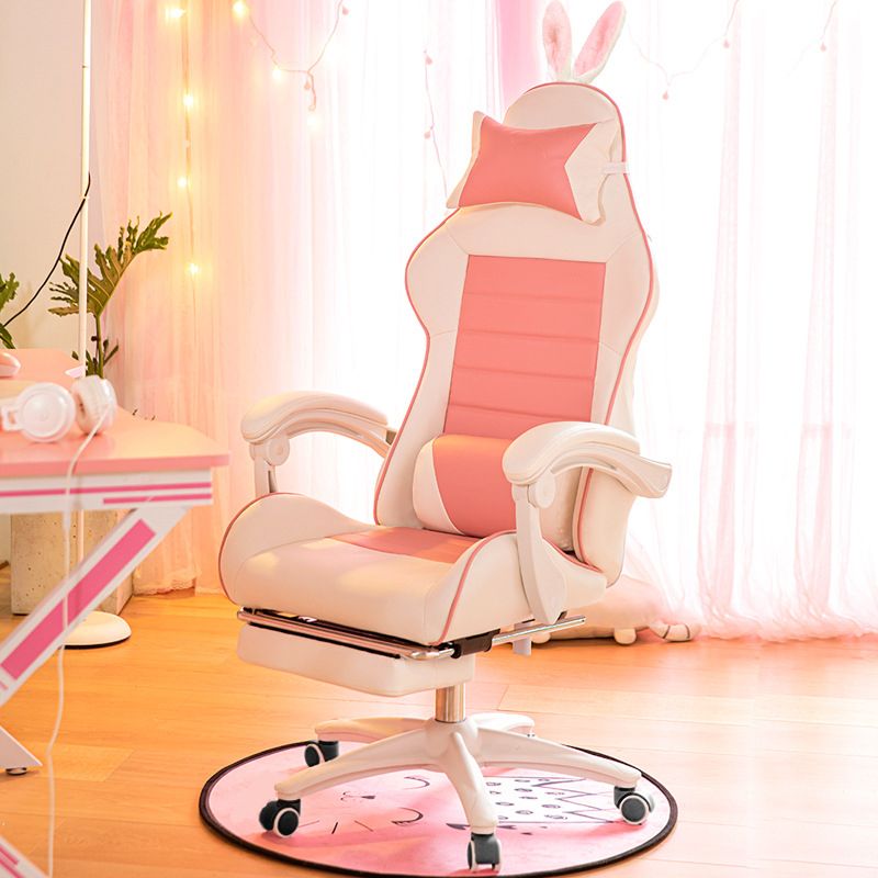 Modern Computer Chair Adjustable Arms High Back Chair with Wheels