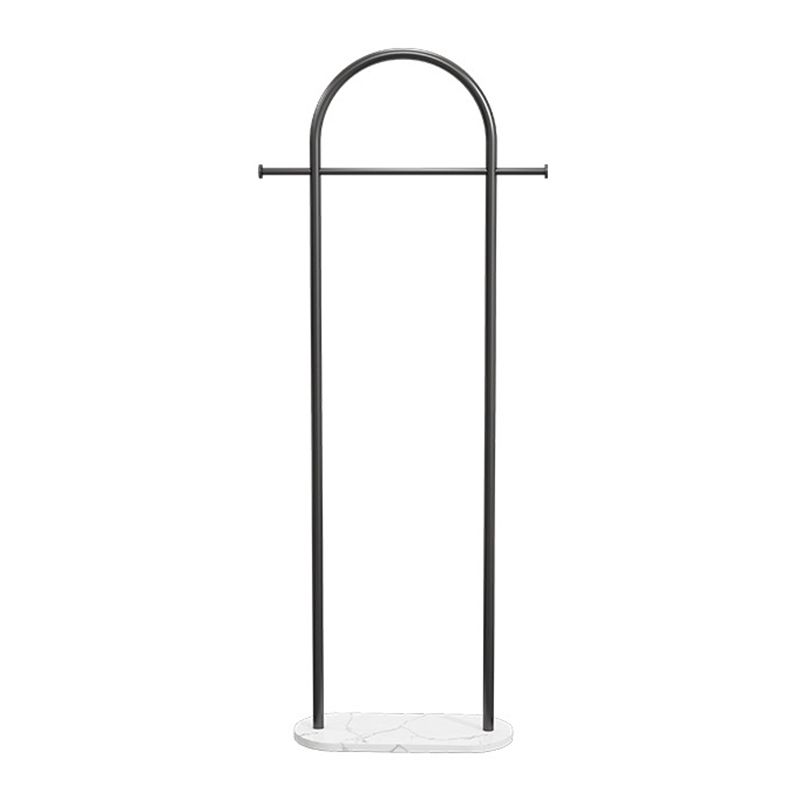 Modern Coat Rack Free Standing Marble Stone Base Metal Coat Hanger