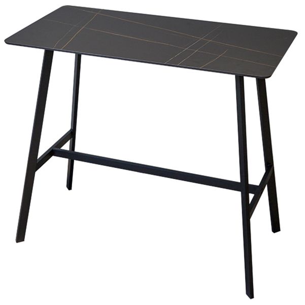 Contemporary Rectangle Table Dining Bar Counter Table for Kitchen