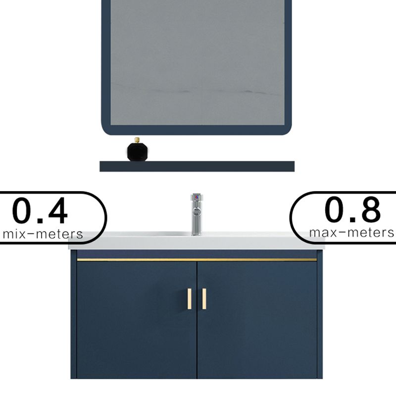 Modern Wall-mounted Bathroom Vanity Cabinet with Soft Close Door