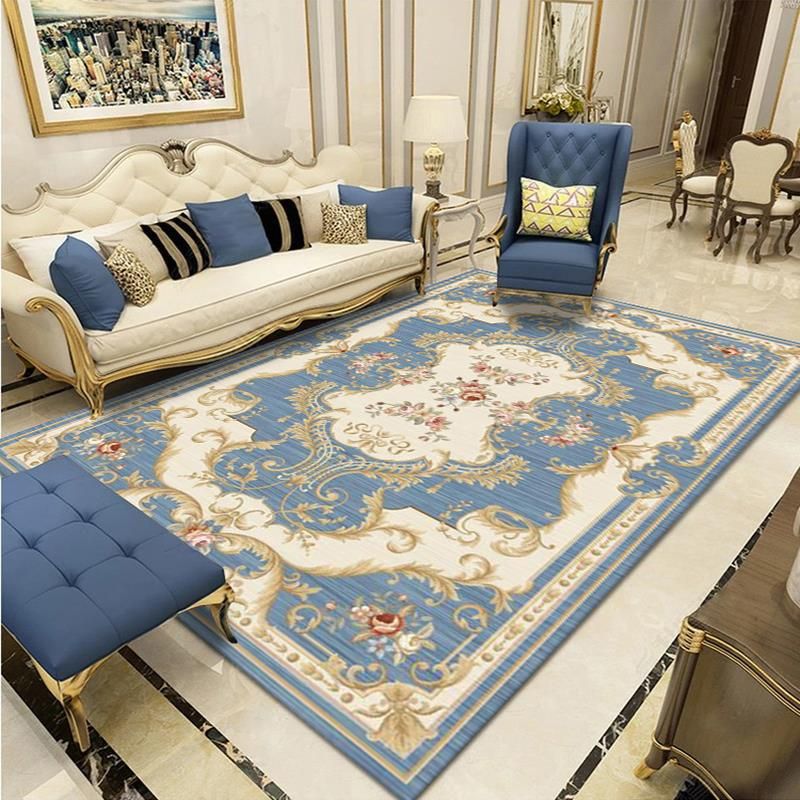 Tapis victorien de couleur claire du milieu du siècle du milieu du siècle tapis de support sans glissement pour décoration intérieure