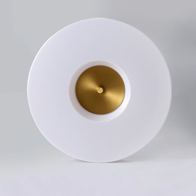 Contemporary Ceiling Lighting Gold Flush Mount Fixture with Acrylic for Bedroom