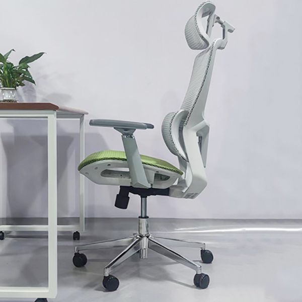 Modern Desk Chair Mesh Pillow Included Chair High-Back Chair with Wheels