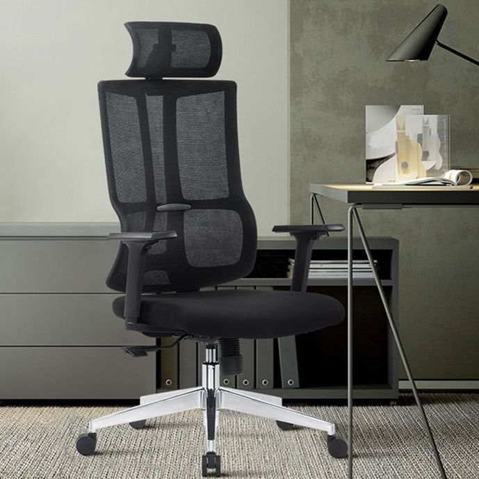 High Back Mesh Desk Chair Modern Slide Office Chair with Wheels