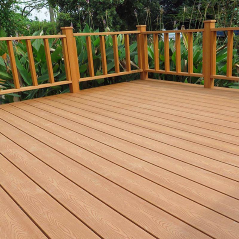 Rectangle Nail Wood Flooring Traditional Wooden Floor for Patio Garden