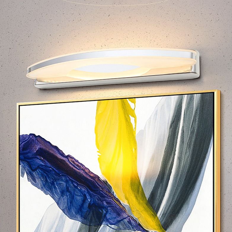 Éclairage mural ombré Éclairage de style contemporain Salle de douche à LED Mur mural Light In Chrome