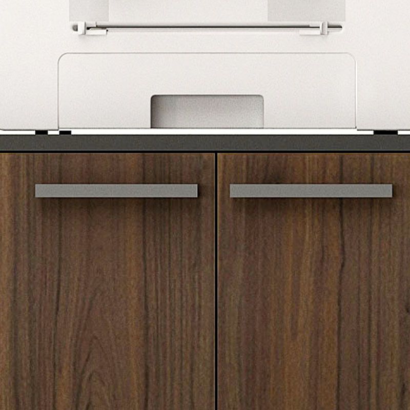 Modern Engineered Wood File Cabinet with Drawers for Home Office