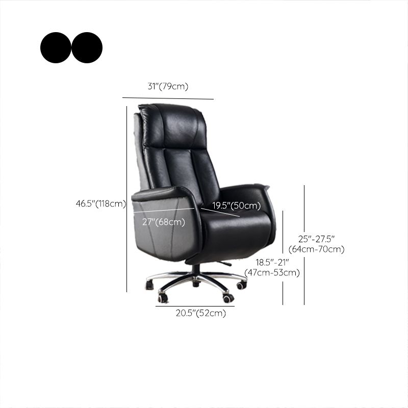 Modern Desk Chair Adjustable Seat Height Tilt Mechanism Office Chair with Wheels