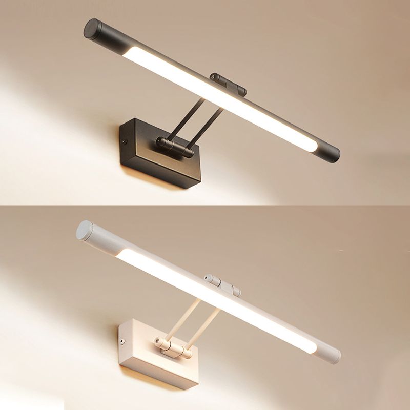 Modern Minimalist Style Streamlined Vanity Wall Light Fixtures Metal Vanity Lights