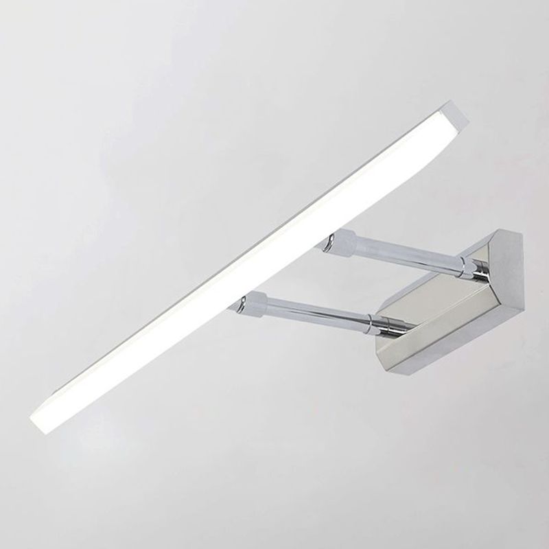 LED de aluminio LED lineal Plan de pared en moderna lámpara de pared de acero inoxidable de estilo conciso con sombra acrílica