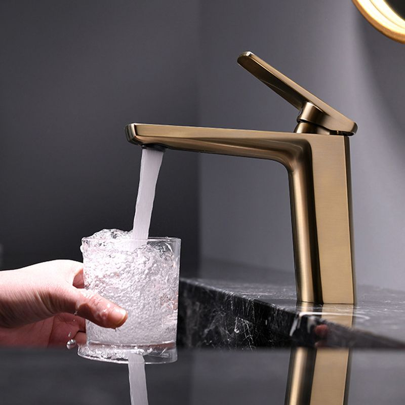 Glam Sink Faucet Brass Lever Handles Vessel Sink Bathroom Faucet