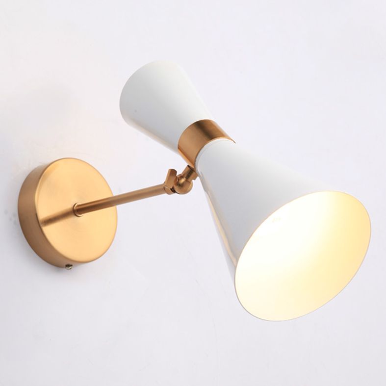 Postmoderne metalen sconce verlichtingsarmaturen enkele bol wandlamp voor slaapkamer woonkamer