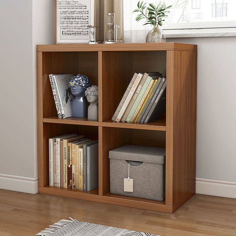 Engineered Wood Bookcase 11.8-inch Wide Contemporary Standard Bookshelf