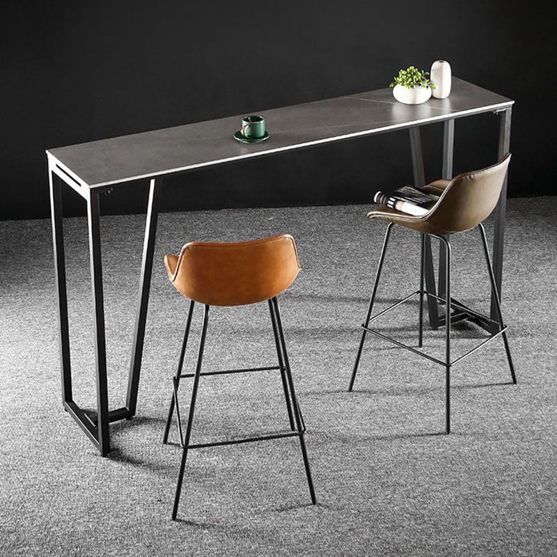 Rechteck Top Counter Tisch Industrial 42-Zoll-Höhentisch für Esszimmer