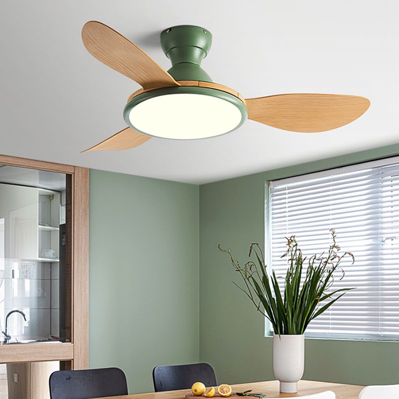 Nordic Style LED Ceiling Fan 42" Fan Lighting for Living Room