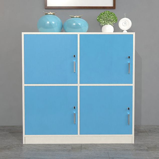 Manufactured Wood Matte Finish Cabinet Modern Storage Cabinet with Hinged Doors