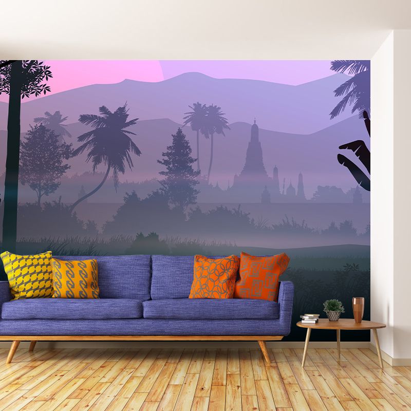 Environmental Photography Wallpaper Moisture Resistant Forest Wall Mural