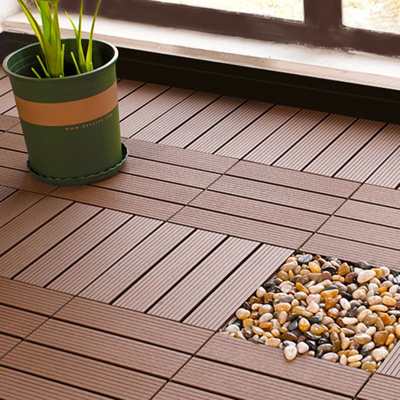 Traditional Flooring Tiles Plain Waterproof Click-Locking Wood Floor Planks