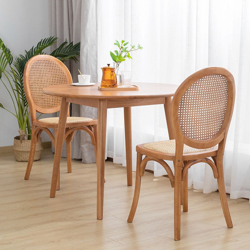 Modern Style Solid Wood Kitchen Dining Chair King Louis Back Side Chairs