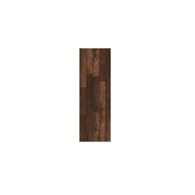 Industrial Faux Brick Stick Wallpapers in Dark Brown Kitchen Wall Art, 3.4-sq ft (4 Pieces)